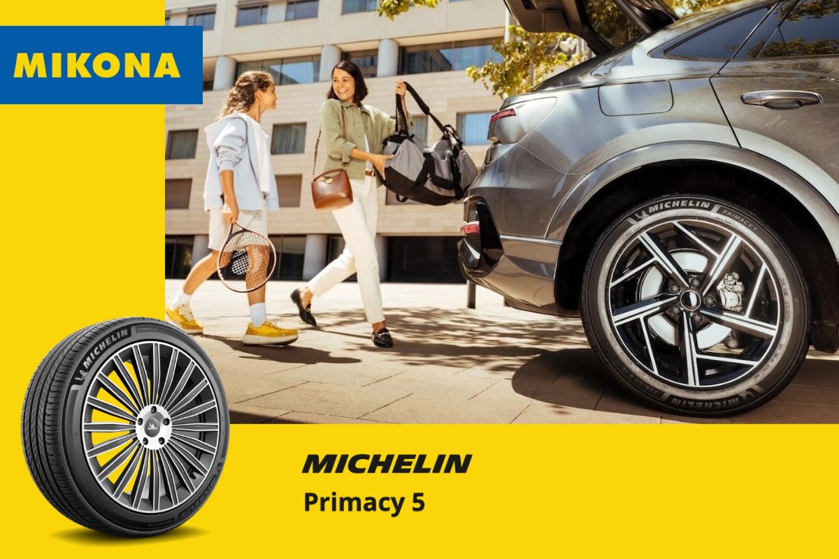 Michelin PRIMACY 5 je špičková letná pneumatika. Autor - Mikona