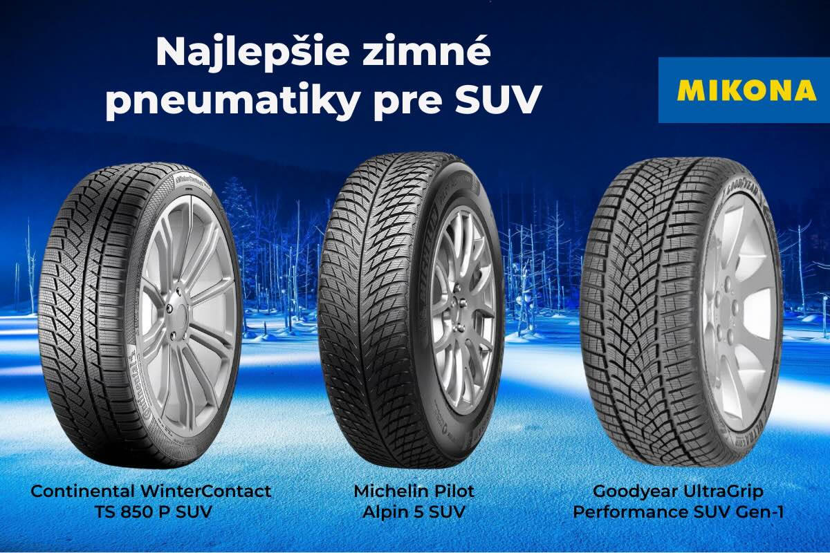 Najlepšie zimné pneumatiky pre SUV. Autor - Mikona