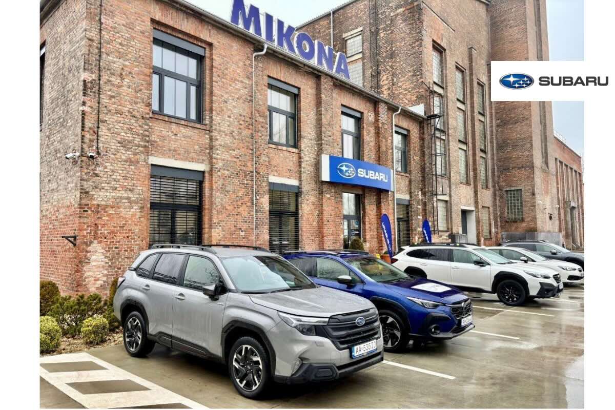 Subaru v Bratislave je Mikona. Autor - Subaru