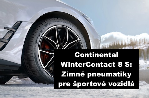 Continental WinterContact 8 S: Zimné pneumatiky pre športové vozidlá